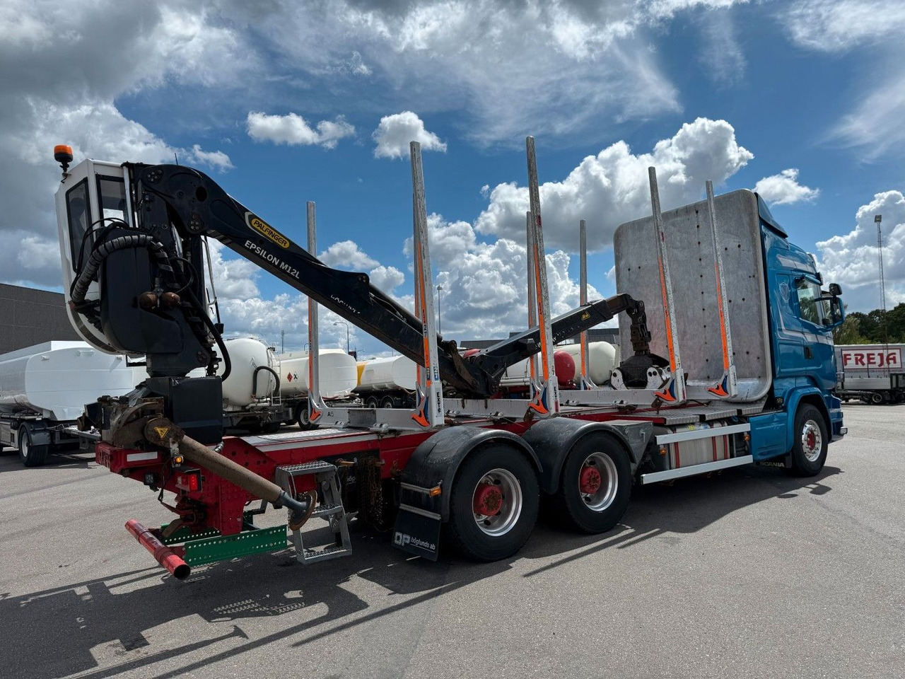 Scania R730 V8 6x4 Palfinger Epsilon M12L80 / Holz Wood - Holztransporter, Autokran: das Bild 4 Scania R730 V8 6x4 Palfinger Epsilon M12L80 / Holz Wood - Holztransporter, Autokran: das Bild 4