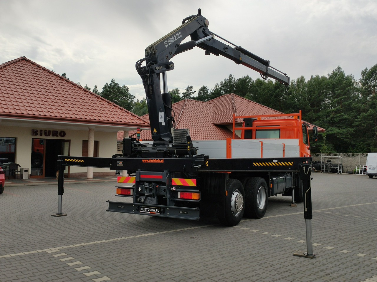 DAF CF 85.380 6x2 Oś Skrętna Skrzynia HDS HIAB 220C + Pilot - Pritsche LKW, Autokran: das Bild 5 DAF CF 85.380 6x2 Oś Skrętna Skrzynia HDS HIAB 220C + Pilot - Pritsche LKW, Autokran: das Bild 5