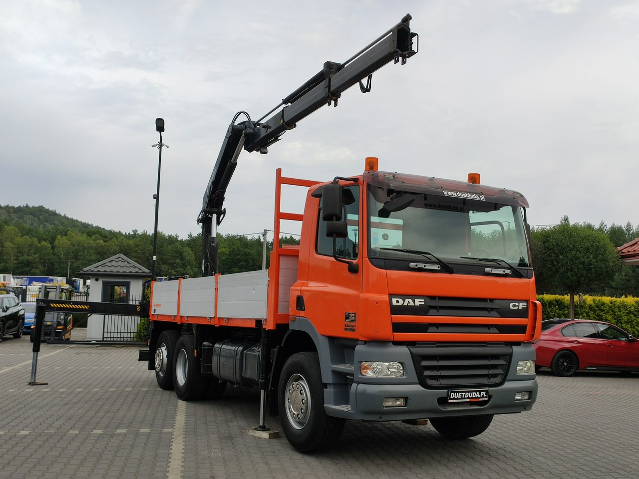 DAF CF 85.380 6x2 Oś Skrętna Skrzynia HDS HIAB 220C + Pilot - Pritsche LKW, Autokran: das Bild 3 DAF CF 85.380 6x2 Oś Skrętna Skrzynia HDS HIAB 220C + Pilot - Pritsche LKW, Autokran: das Bild 3