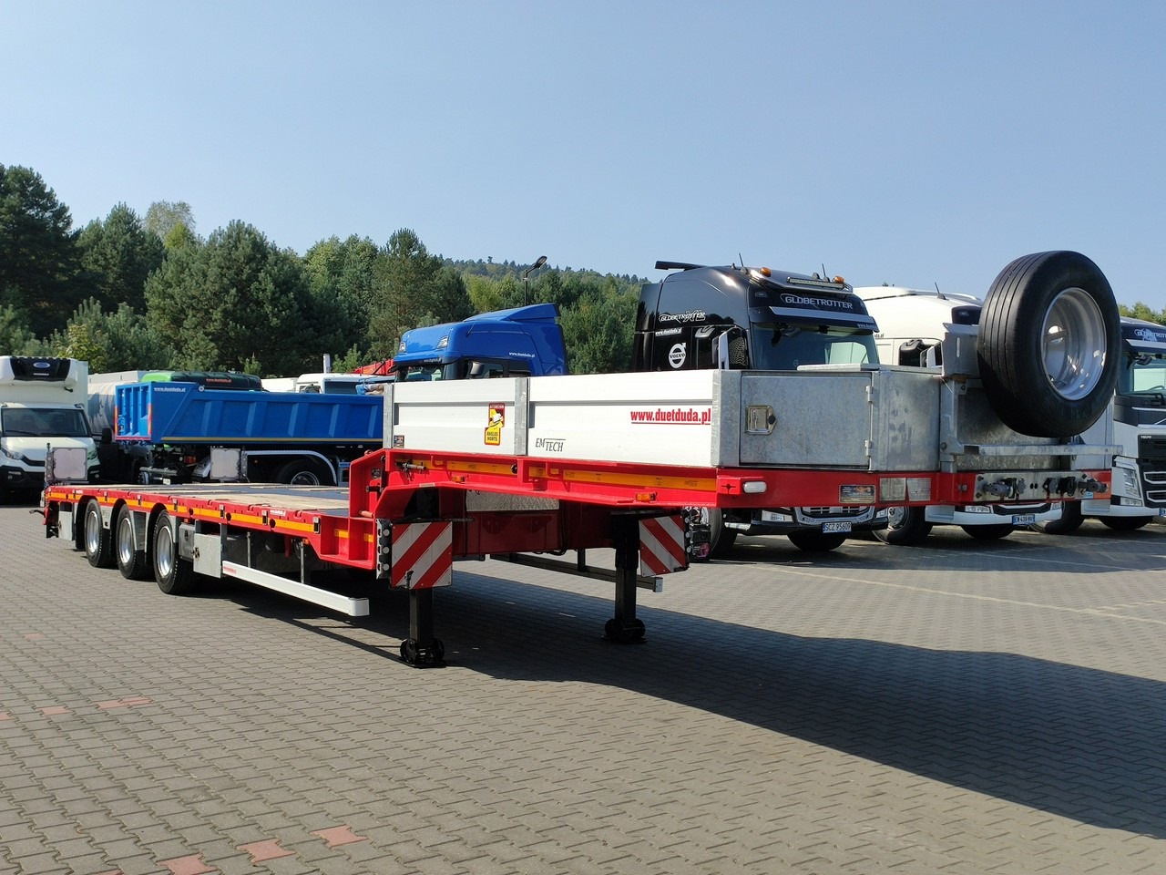 EMTECH Ład-33.3 tony 3osie Tylna oś skrętna Przednia Podnoszona - Tieflader Auflieger: das Bild 5 EMTECH Ład-33.3 tony 3osie Tylna oś skrętna Przednia Podnoszona - Tieflader Auflieger: das Bild 5