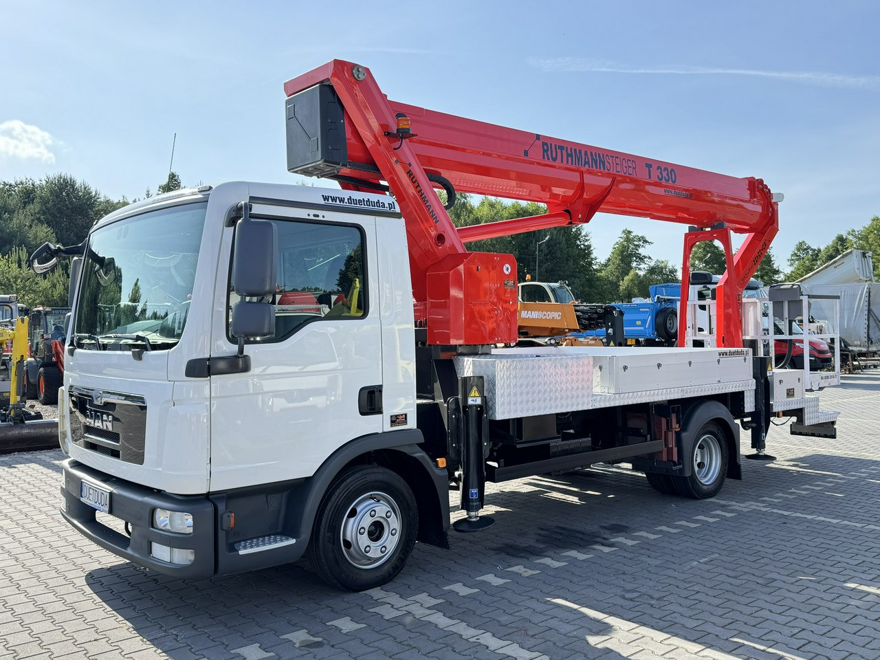 MAN TGL 7.150 Zwyżka Ruthmann T330 33-Metry DMC 7500KG 21m w Bok - LKW mit Arbeitsbühne: das Bild 3 MAN TGL 7.150 Zwyżka Ruthmann T330 33-Metry DMC 7500KG 21m w Bok - LKW mit Arbeitsbühne: das Bild 3