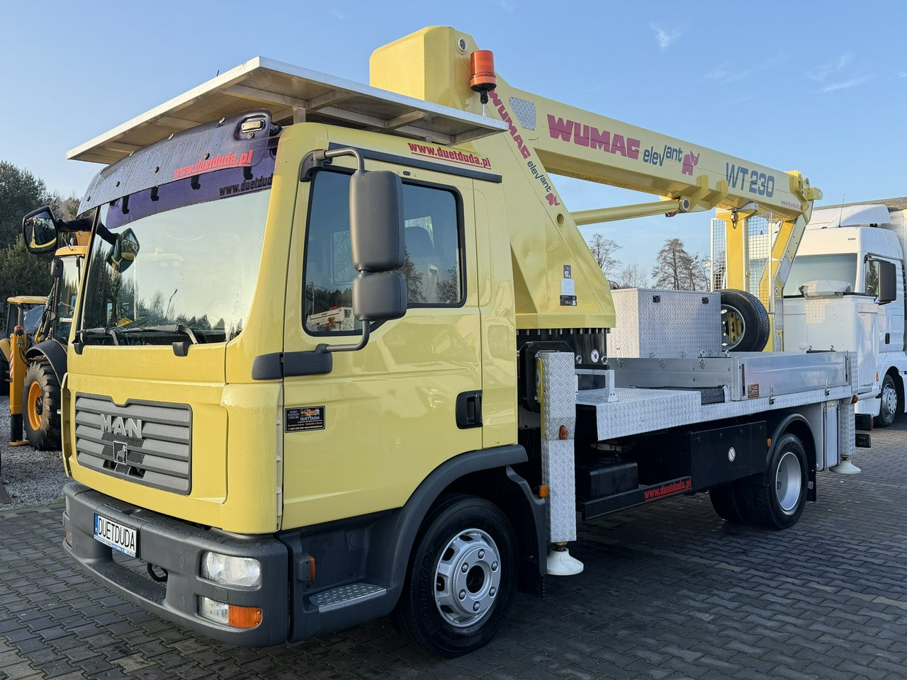 MAN TGL 8.210 Zwyżka WUMAG WT 230 23m w bok 18m podnośnik - LKW mit Arbeitsbühne: das Bild 4 MAN TGL 8.210 Zwyżka WUMAG WT 230 23m w bok 18m podnośnik - LKW mit Arbeitsbühne: das Bild 4