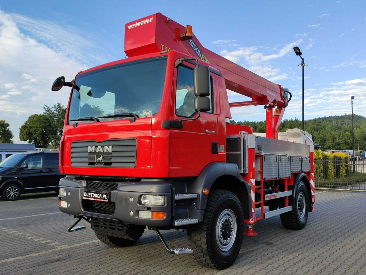 MAN TGM 18.280 4x4 Zwyżka Bison Palfinger TKA 28 Podnośnik Koszowy - LKW mit Arbeitsbühne: das Bild 4 MAN TGM 18.280 4x4 Zwyżka Bison Palfinger TKA 28 Podnośnik Koszowy - LKW mit Arbeitsbühne: das Bild 4