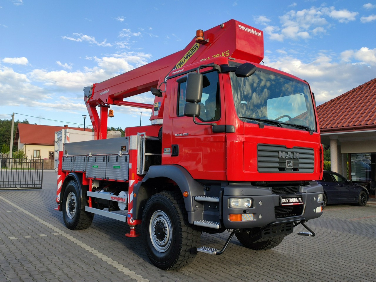 MAN TGM 18.280 4x4 Zwyżka Bison Palfinger TKA 28 Podnośnik Koszowy - LKW mit Arbeitsbühne: das Bild 5 MAN TGM 18.280 4x4 Zwyżka Bison Palfinger TKA 28 Podnośnik Koszowy - LKW mit Arbeitsbühne: das Bild 5