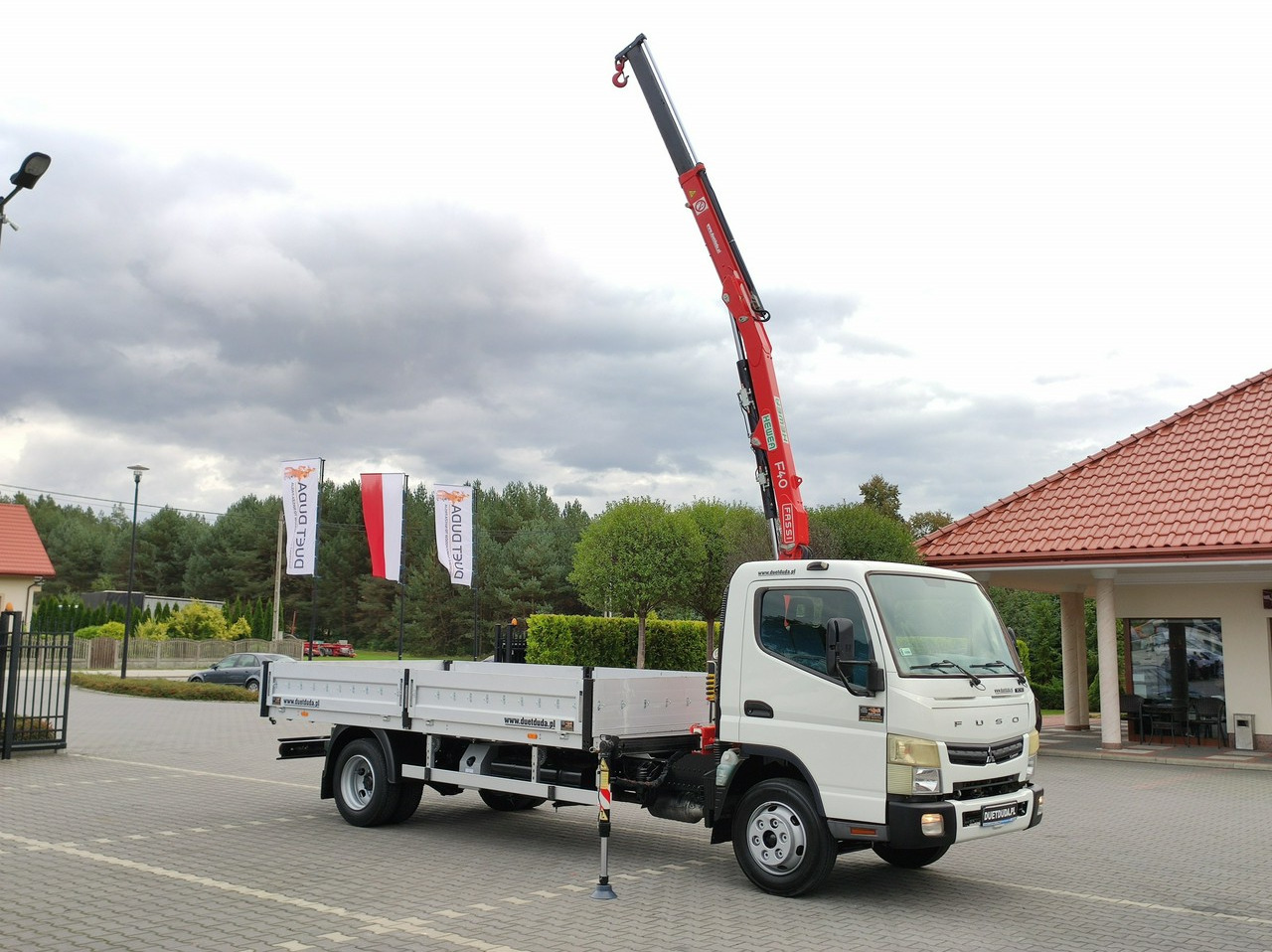 Mitsubishi Canter Fuso 7C15 3.0/150KM HDS FASSI F40 UNIKAT Super Stan !!! - Pritsche LKW, Autokran: das Bild 5 Mitsubishi Canter Fuso 7C15 3.0/150KM HDS FASSI F40 UNIKAT Super Stan !!! - Pritsche LKW, Autokran: das Bild 5