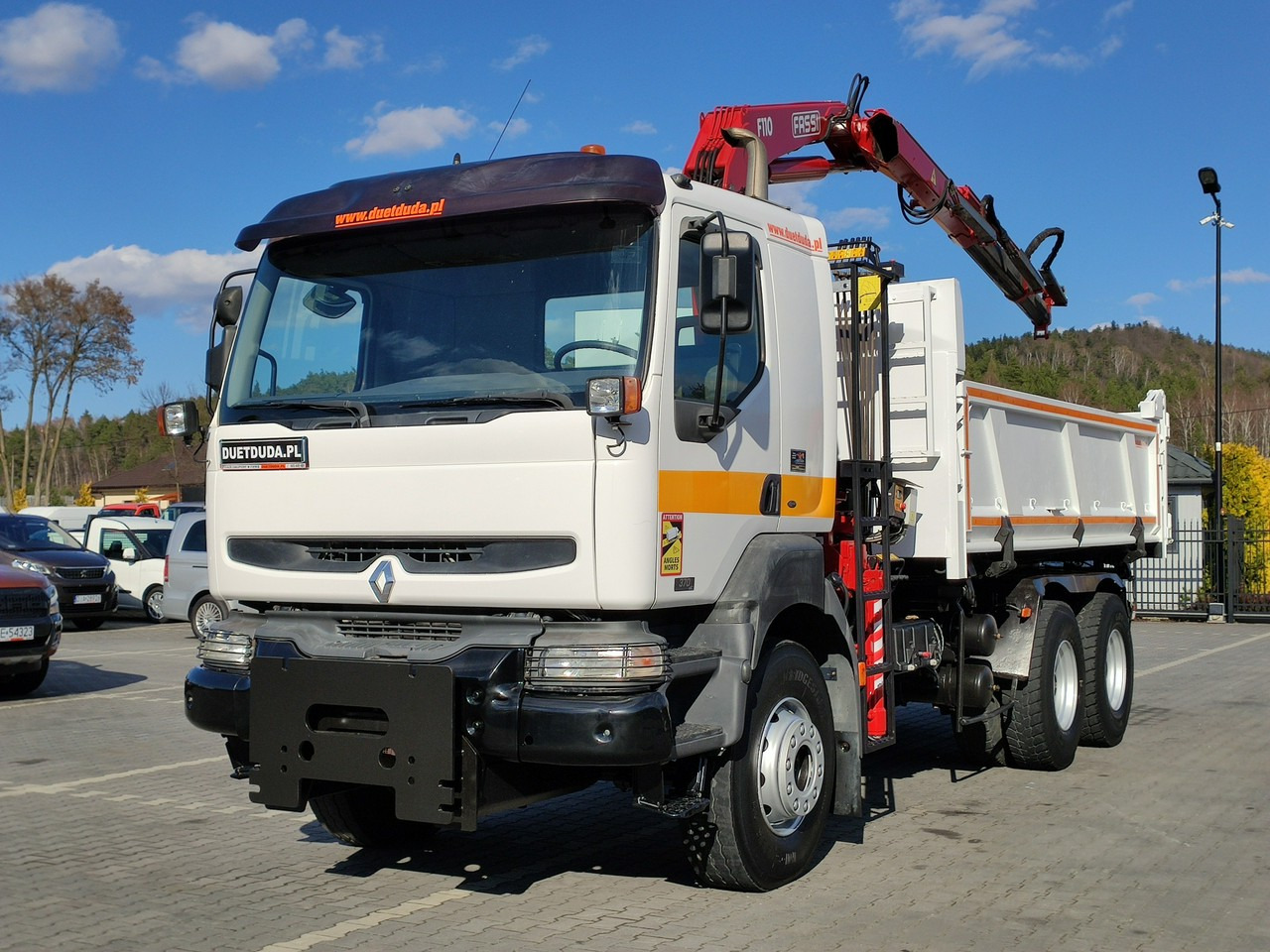 Renault Kerax 26.370 6x4 Mocny HDS FASSI F110 - Kipper, Autokran: das Bild 2 Renault Kerax 26.370 6x4 Mocny HDS FASSI F110 - Kipper, Autokran: das Bild 2