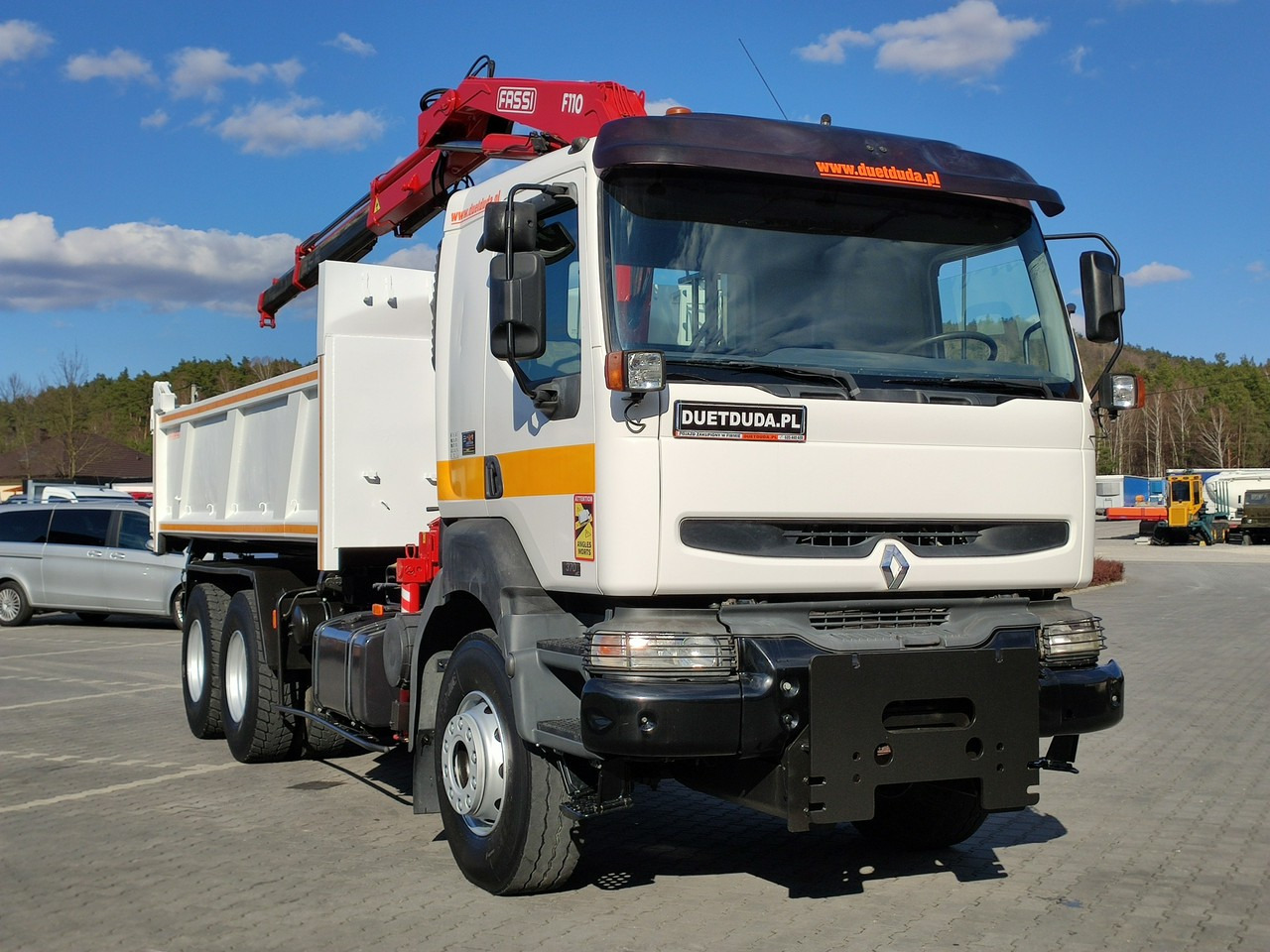Renault Kerax 26.370 6x4 Mocny HDS FASSI F110 - Kipper, Autokran: das Bild 3 Renault Kerax 26.370 6x4 Mocny HDS FASSI F110 - Kipper, Autokran: das Bild 3