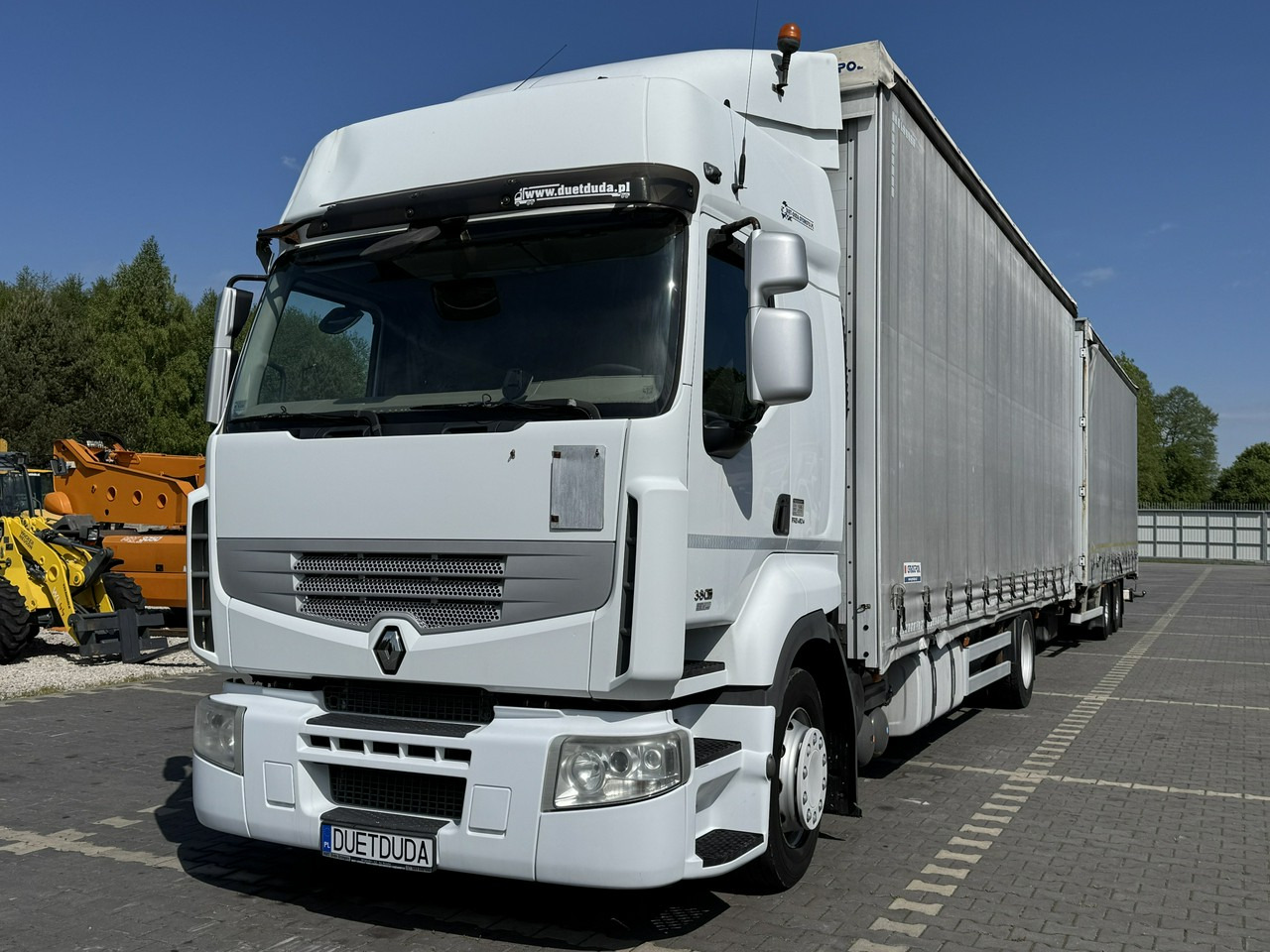 Renault Premium 380 DXi Euro 5 Firana 19 Palet Dach Zsuwany 18ton DMC - Plane LKW: das Bild 3 Renault Premium 380 DXi Euro 5 Firana 19 Palet Dach Zsuwany 18ton DMC - Plane LKW: das Bild 3