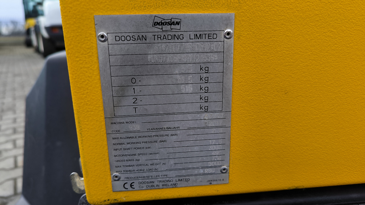 Luftkompressor DOOSAN 7/20: das Bild 7 Luftkompressor DOOSAN 7/20: das Bild 7