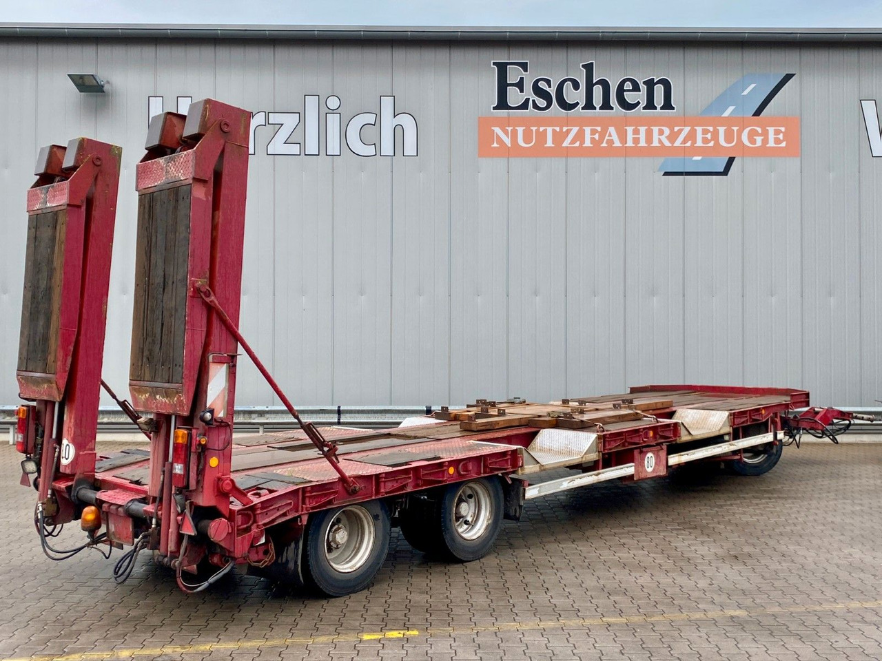 Langendorf Tieflader| hydr. Scherenrampen*verbreiterbar*SAF - Tieflader Anhänger: das Bild 4 Langendorf Tieflader| hydr. Scherenrampen*verbreiterbar*SAF - Tieflader Anhänger: das Bild 4