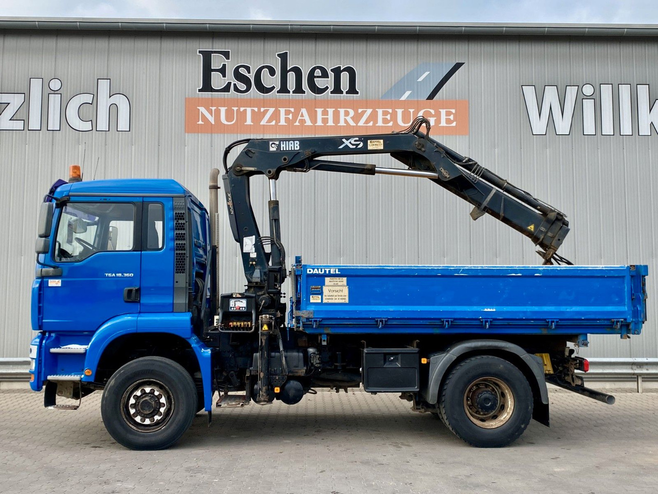MAN TGA 18.360 4x4H BL Hiab Kran*Dautel Kipper*Klima - Kipper, Autokran: das Bild 3 MAN TGA 18.360 4x4H BL Hiab Kran*Dautel Kipper*Klima - Kipper, Autokran: das Bild 3