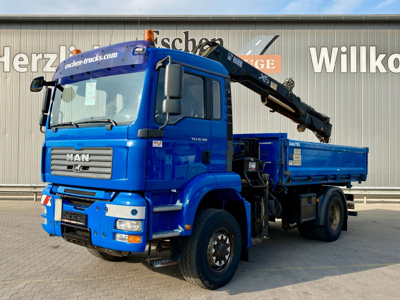 MAN TGA 18.360 4x4H BL Hiab Kran*Dautel Kipper*Klima - Kipper, Autokran: das Bild 2 MAN TGA 18.360 4x4H BL Hiab Kran*Dautel Kipper*Klima - Kipper, Autokran: das Bild 2