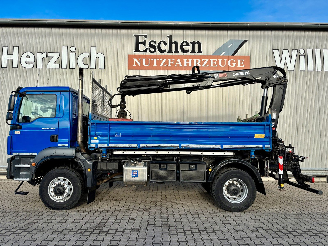 MAN TGM 18.320 4x4 BB | TÜV NEU*HIAB XHIDUO 138*FUNK - Kipper, Autokran: das Bild 2 MAN TGM 18.320 4x4 BB | TÜV NEU*HIAB XHIDUO 138*FUNK - Kipper, Autokran: das Bild 2