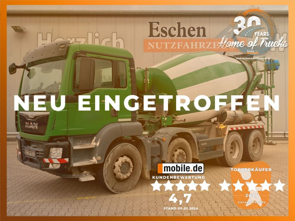 MAN TGS 32.360 8x4 BB | 9m³ Stetter*Navigation*Klima - Fahrmischer: das Bild 1 MAN TGS 32.360 8x4 BB | 9m³ Stetter*Navigation*Klima - Fahrmischer: das Bild 1