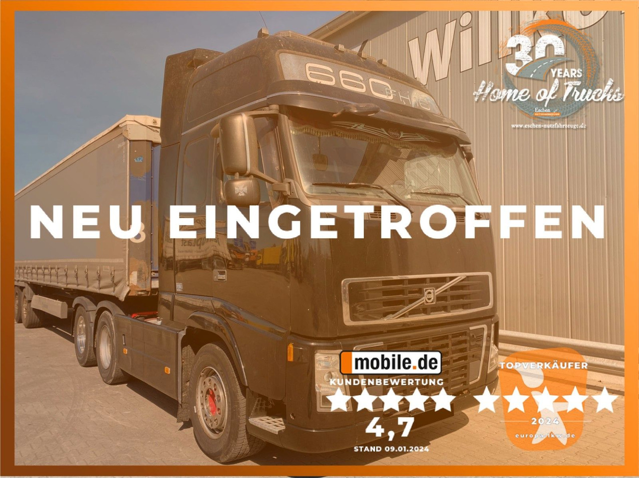 Volvo FH 16 660 6x4| Globetrotter XL*I-Shift*Hydraulik - Sattelzugmaschine: das Bild 1 Volvo FH 16 660 6x4| Globetrotter XL*I-Shift*Hydraulik - Sattelzugmaschine: das Bild 1