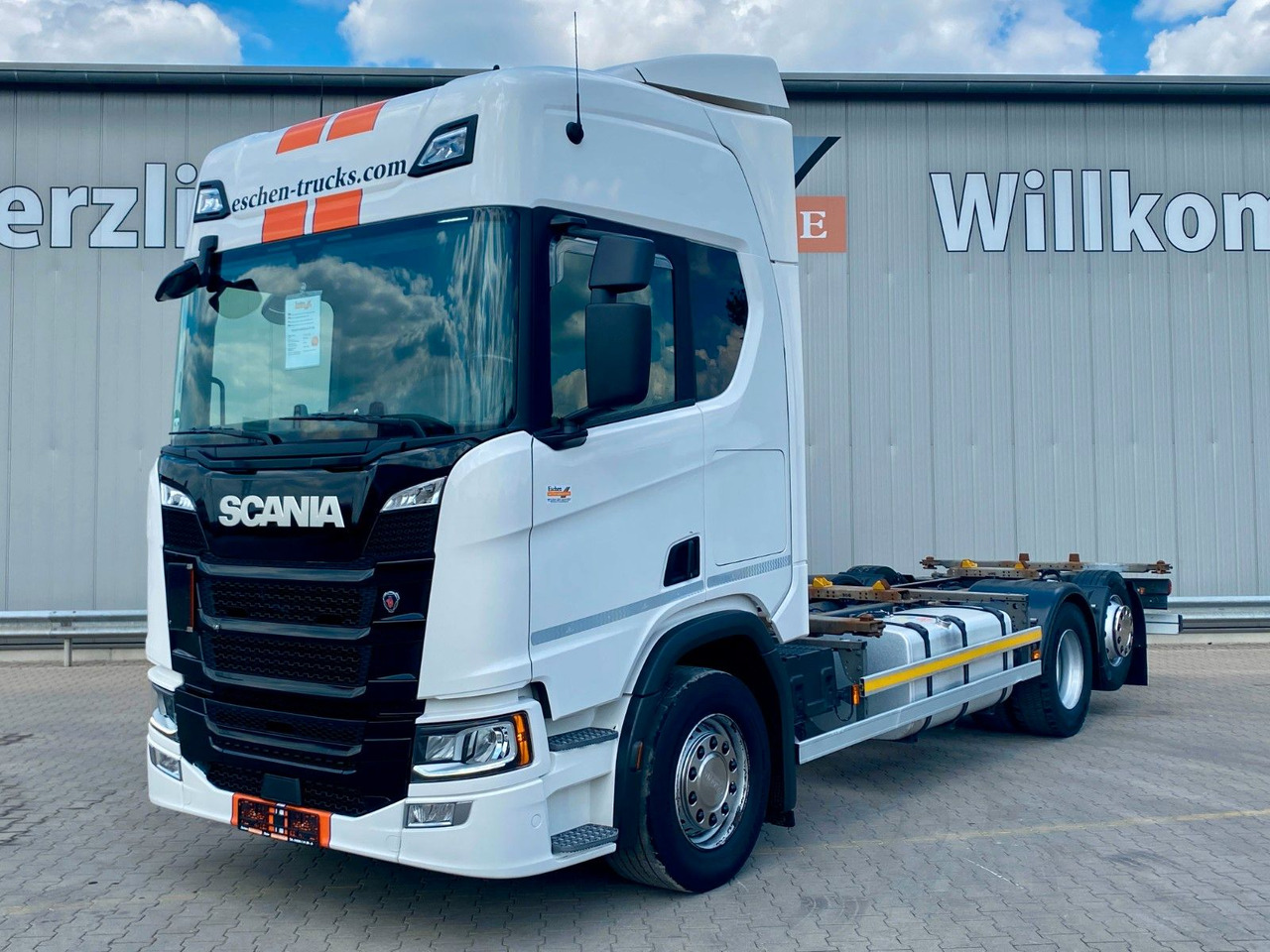 Scania R 450 B 6x2*4 BDF | Retarder*AHK*Lift*SDG Rahmen - Containerwagen/ Wechselfahrgestell LKW: das Bild 1 Scania R 450 B 6x2*4 BDF | Retarder*AHK*Lift*SDG Rahmen - Containerwagen/ Wechselfahrgestell LKW: das Bild 1