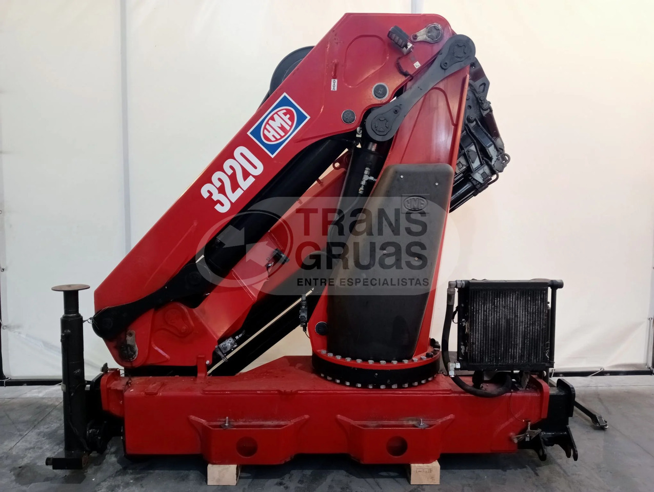 Grúa hidráulica HMF 3220 K - Ladekran: das Bild 1 Grúa hidráulica HMF 3220 K - Ladekran: das Bild 1
