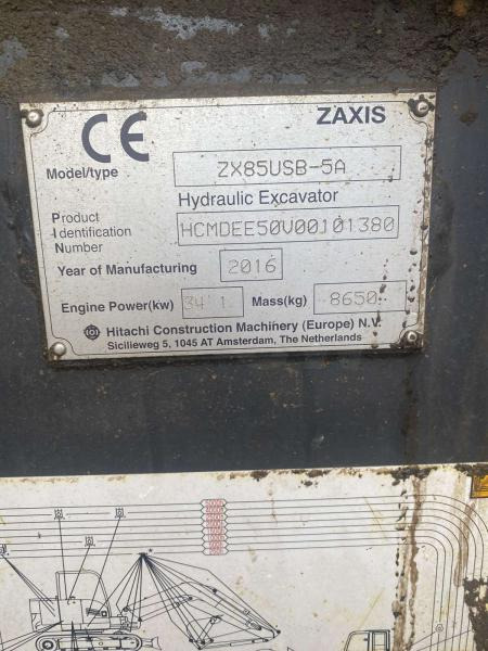 Hitachi ZX85USB-5A - Kettenbagger: das Bild 4 Hitachi ZX85USB-5A - Kettenbagger: das Bild 4