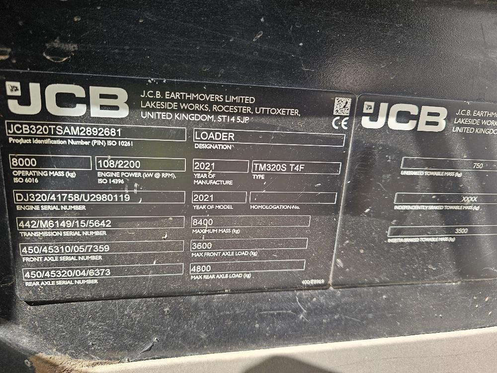 JCB TM 320 S T4F - Teleskoplader: das Bild 3 JCB TM 320 S T4F - Teleskoplader: das Bild 3