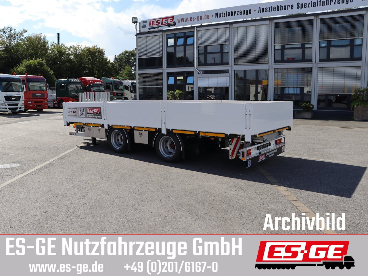 ES-GE Tandemanhänger - CV - Pritschenanhänger/ Plattformanhänger: das Bild 1 ES-GE Tandemanhänger - CV - Pritschenanhänger/ Plattformanhänger: das Bild 1