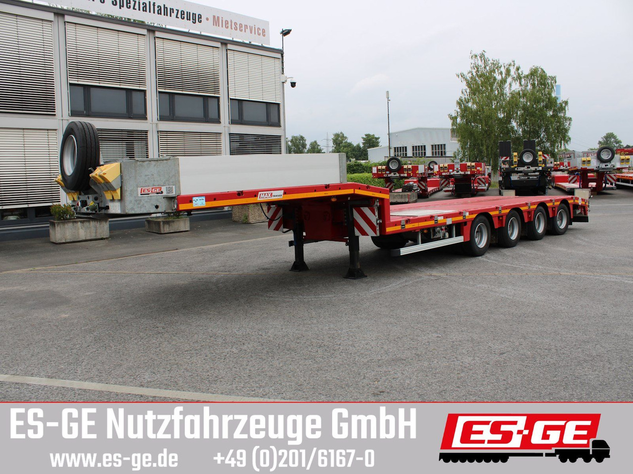 Faymonville MAX Trailer MAX100 Semi-Tieflader - Tieflader Auflieger: das Bild 2 Faymonville MAX Trailer MAX100 Semi-Tieflader - Tieflader Auflieger: das Bild 2
