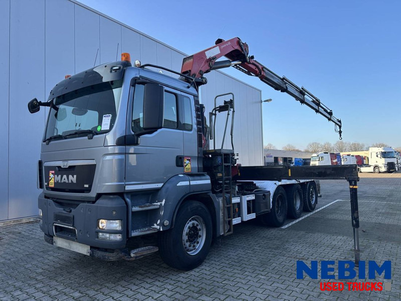 MAN TGS 420 8x4 TRIPLE - HMF 2620 K5 - 22,7t/m CRANE / KRAN - Abrollkipper, Autokran: das Bild 1 MAN TGS 420 8x4 TRIPLE - HMF 2620 K5 - 22,7t/m CRANE / KRAN - Abrollkipper, Autokran: das Bild 1