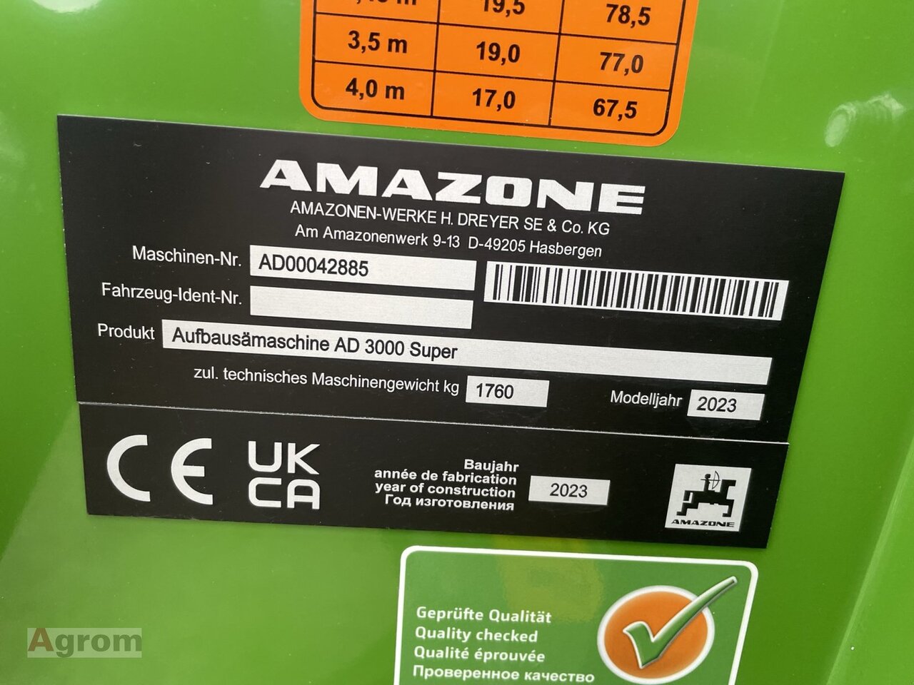 Amazone KE 3002-190 / AD 3000 Super - Sämaschine: das Bild 5 Amazone KE 3002-190 / AD 3000 Super - Sämaschine: das Bild 5