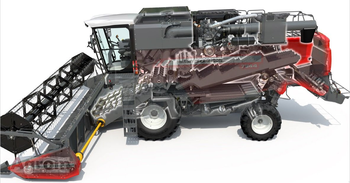 Massey Ferguson 7343 Activa MCS - Mähdrescher: das Bild 2 Massey Ferguson 7343 Activa MCS - Mähdrescher: das Bild 2