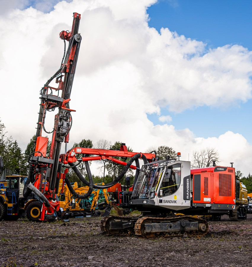 Sandvik DX800 - Bohrgerät: das Bild 1 Sandvik DX800 - Bohrgerät: das Bild 1