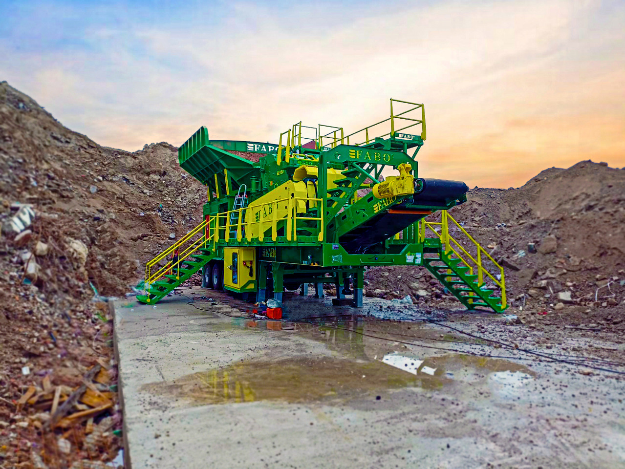 FABO Mobile crusher - Mobile Brechanlage: das Bild 4 FABO Mobile crusher - Mobile Brechanlage: das Bild 4