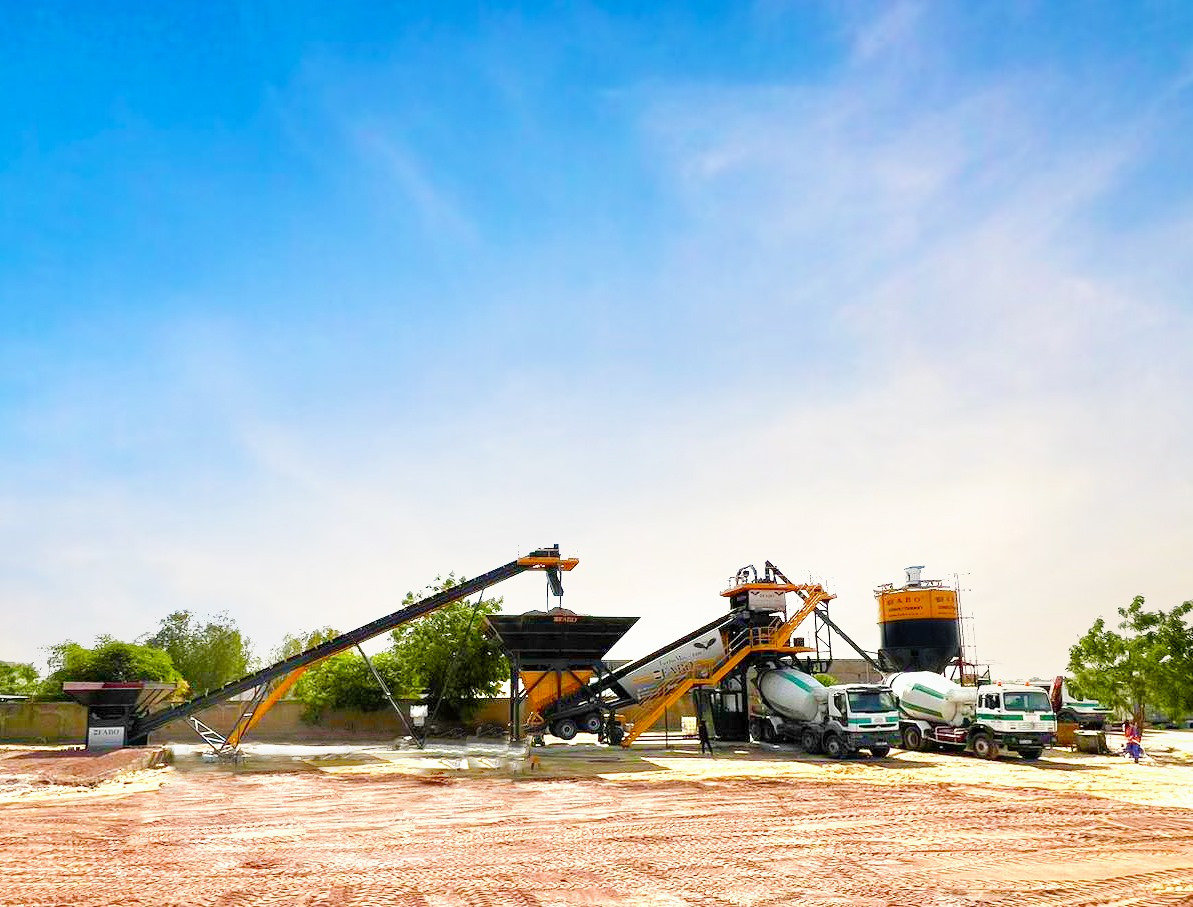 FABO mobile concrete batching plant - Betonmischanlage: das Bild 1 FABO mobile concrete batching plant - Betonmischanlage: das Bild 1