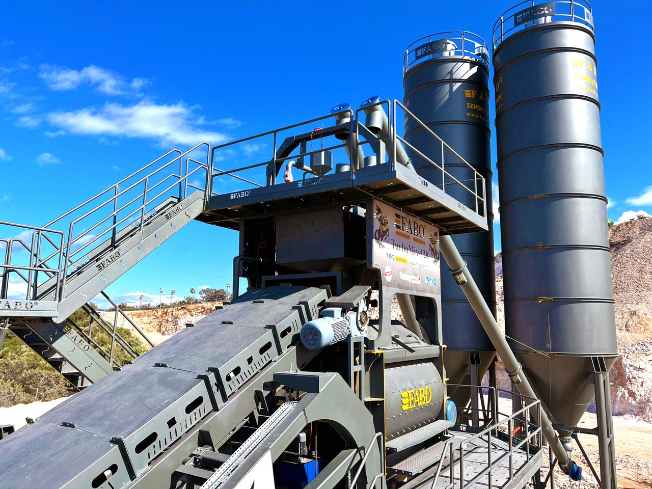 FABO mobile concrete batching plant - Betonmischanlage: das Bild 5 FABO mobile concrete batching plant - Betonmischanlage: das Bild 5