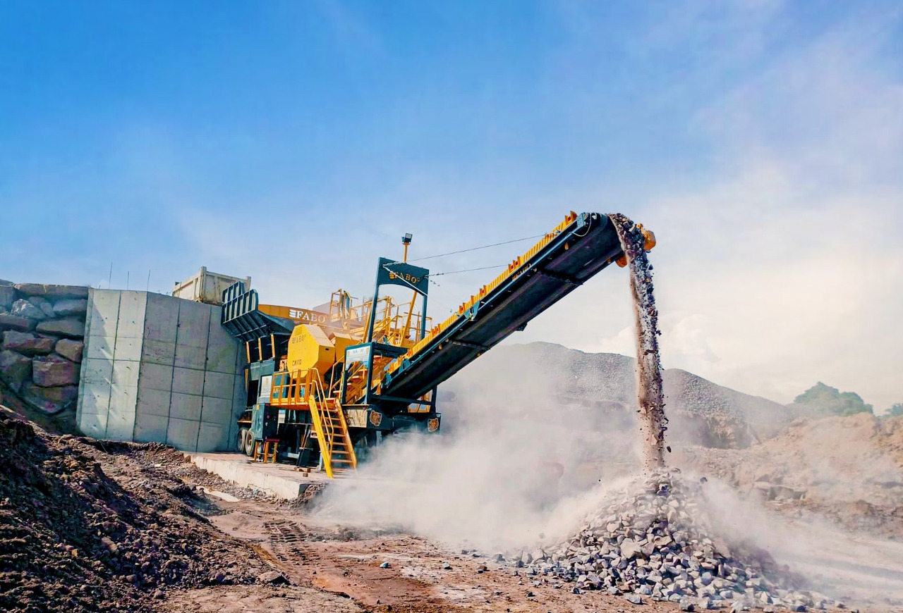 FABO mobile jaw crusher - Backenbrecher: das Bild 2 FABO mobile jaw crusher - Backenbrecher: das Bild 2