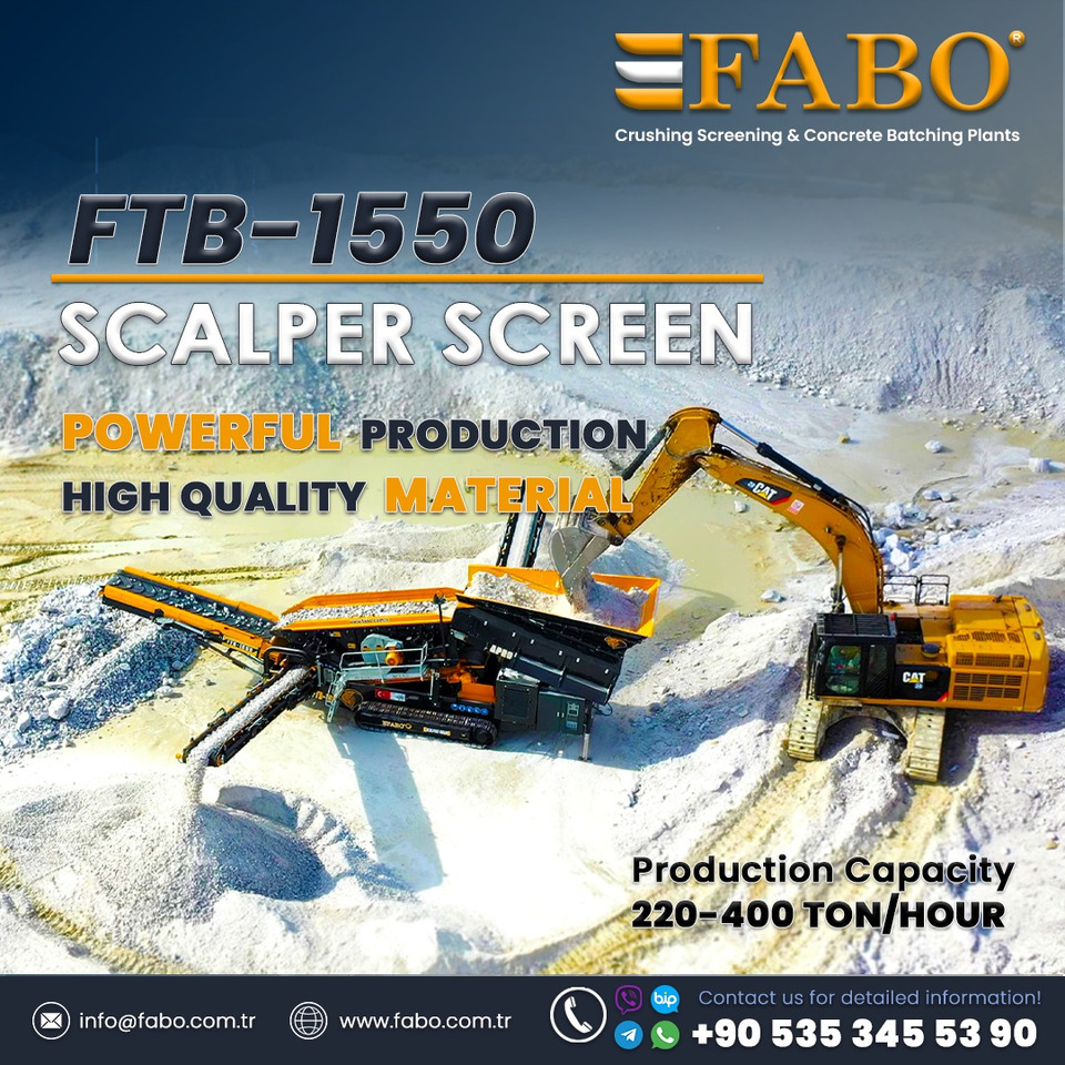 FABO mobile screen - mobile screening - Siebmaschine: das Bild 1 FABO mobile screen - mobile screening - Siebmaschine: das Bild 1