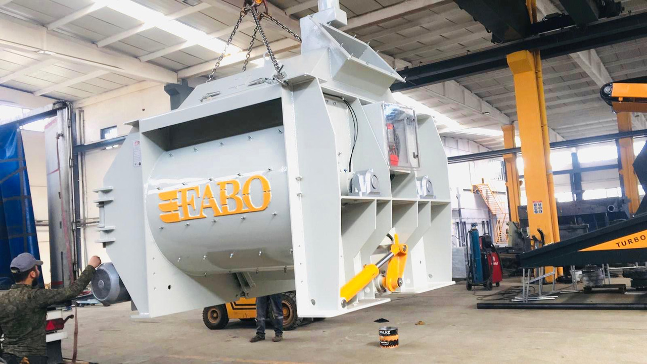 FABO twin shaft mixer - Betonmischer: das Bild 1 FABO twin shaft mixer - Betonmischer: das Bild 1