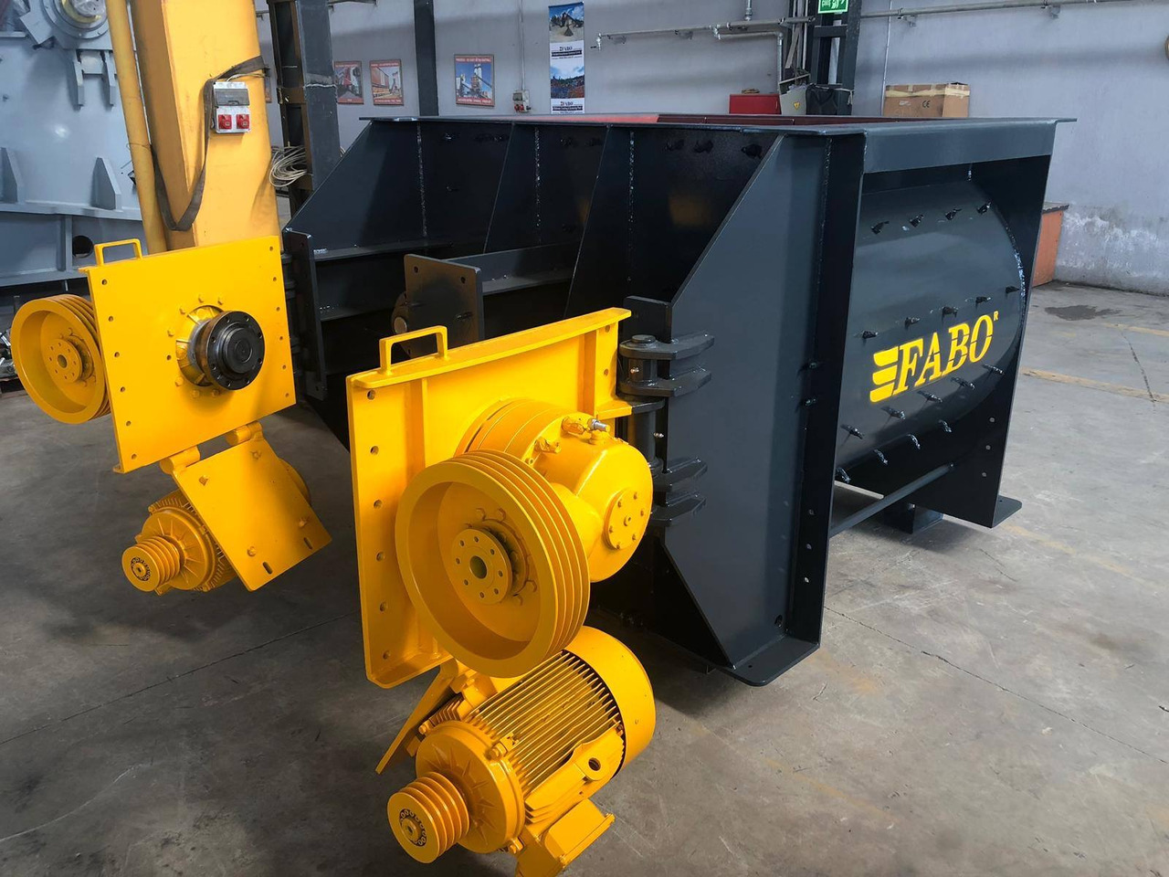 Betonmischer neu kaufen FABO twin shaft mixer: das Bild 5 Betonmischer neu kaufen FABO twin shaft mixer: das Bild 5