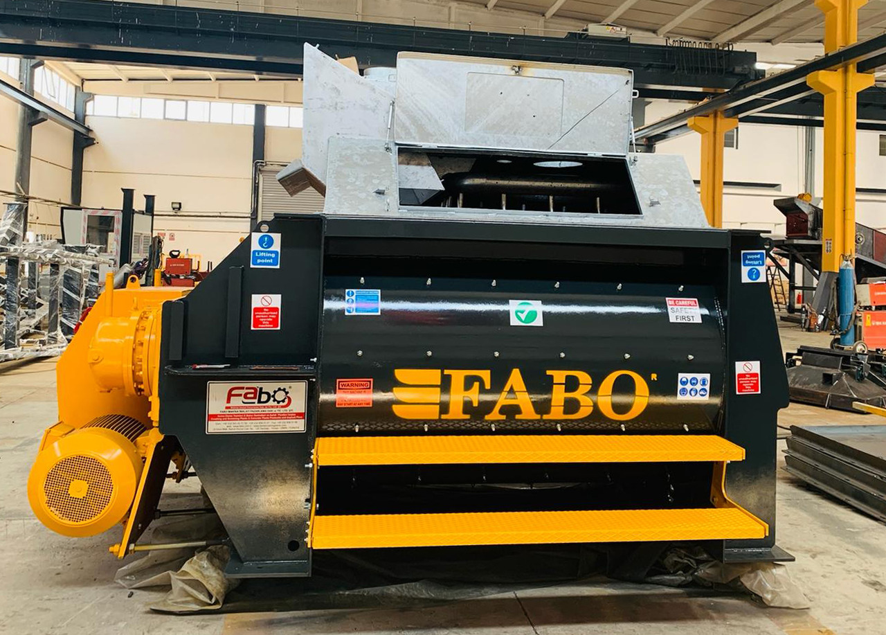 Betonmischer neu kaufen FABO twin shaft mixer: das Bild 1