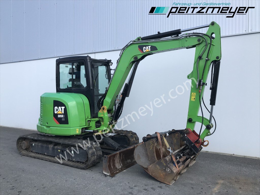 CAT Minibagger 305 E 2 HSW, 3 Löffel MS03 - Minibagger: das Bild 2 CAT Minibagger 305 E 2 HSW, 3 Löffel MS03 - Minibagger: das Bild 2