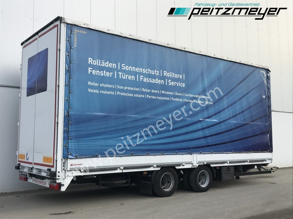KRUKENMEIER Jumboanhänger TLPS 16,4, Hubdach, Edscha, verzinkt RSAB - Pritschenanhänger/ Plattformanhänger: das Bild 1 KRUKENMEIER Jumboanhänger TLPS 16,4, Hubdach, Edscha, verzinkt RSAB - Pritschenanhänger/ Plattformanhänger: das Bild 1