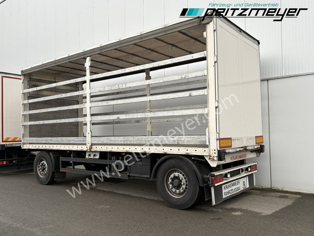 KRUKENMEIER PRITSCHENANHÄNGER 18 T. mit Durchlade - Planenanhänger: das Bild 2 KRUKENMEIER PRITSCHENANHÄNGER 18 T. mit Durchlade - Planenanhänger: das Bild 2
