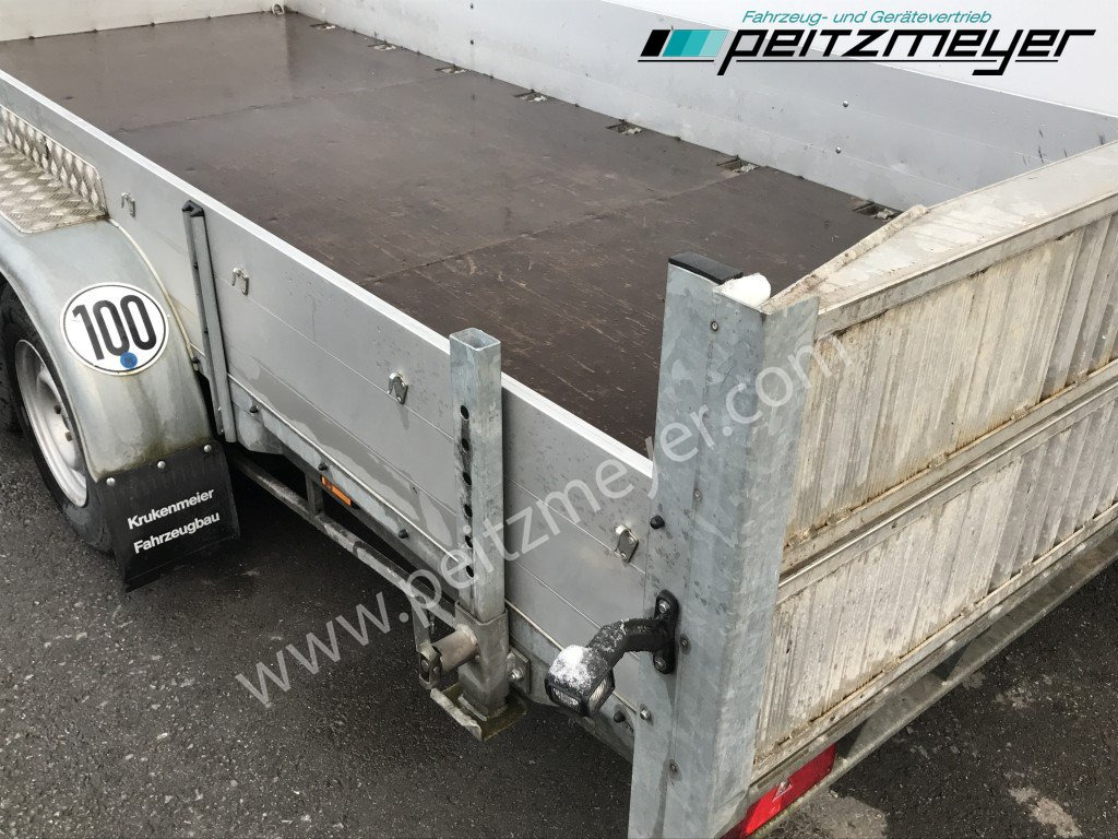 Baumaschinenanhänger KRUKENMEIER Tandemanhänger 3,5 t Tieflader m. Rampen, 100 km/h verzinkt: das Bild 13