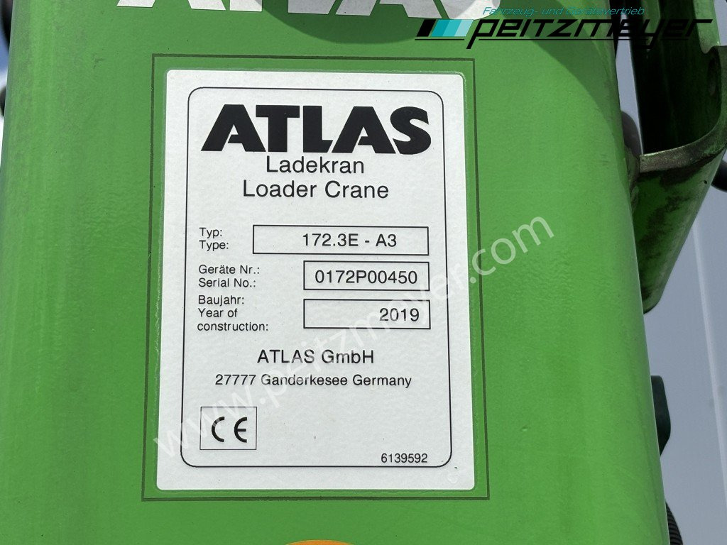 Kipper MAN TGS 26.460 FL 6x2 Kipper+Kran+Funk Lenkachse, 2-Seitenkipper, Atlas 172.3: das Bild 17