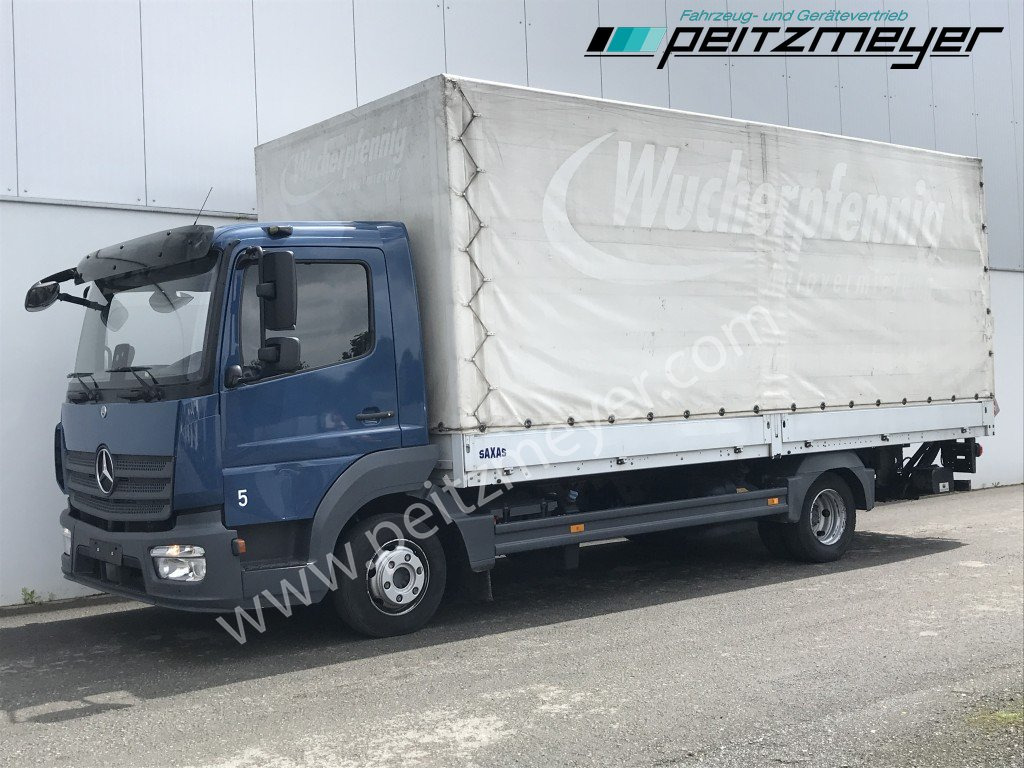 MERCEDES-BENZ Atego 818 L Pritsche+LBW, Klima, 2 x AHK - Plane LKW: das Bild 1 MERCEDES-BENZ Atego 818 L Pritsche+LBW, Klima, 2 x AHK - Plane LKW: das Bild 1