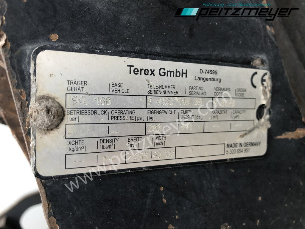 Radlader TEREX Radlader TL 160 Schaufel + Gabel: das Bild 26
