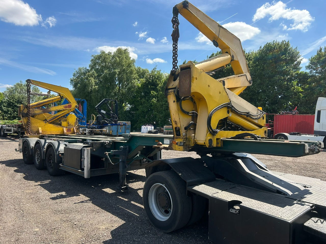 Hammar 195 HC / 20 ft, 2 x 20 ft 40 ft HC, power pack Diesel, Wireless controller 2 x, telescopic chassis - Container/ Wechselfahrgestell Auflieger: das Bild 2 Hammar 195 HC / 20 ft, 2 x 20 ft 40 ft HC, power pack Diesel, Wireless controller 2 x, telescopic chassis - Container/ Wechselfahrgestell Auflieger: das Bild 2