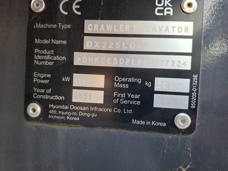 Develon DX 225 LC-7 - Kettenbagger: das Bild 5 Develon DX 225 LC-7 - Kettenbagger: das Bild 5