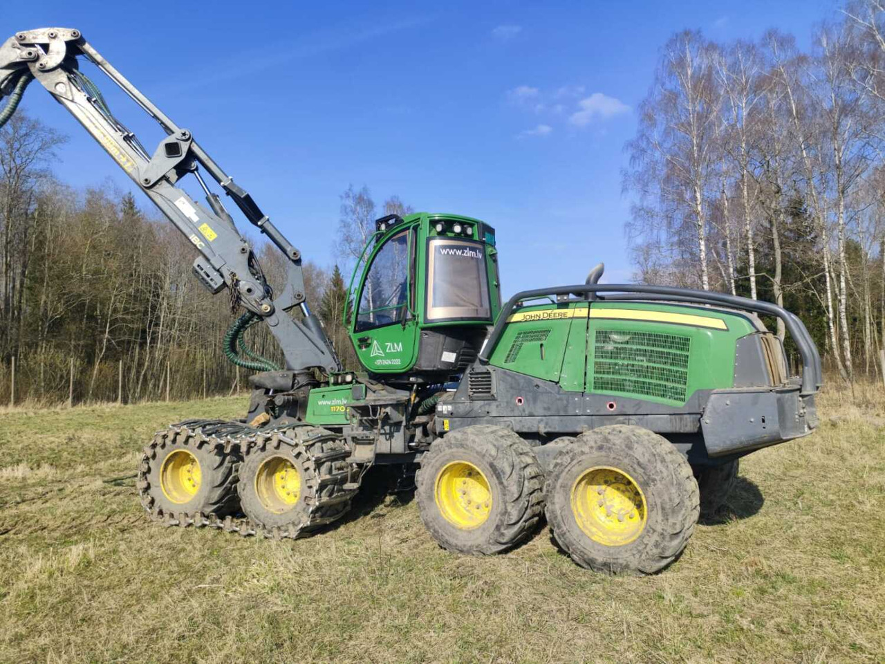 John Deere 1170G with H413 - Harvester: das Bild 4 John Deere 1170G with H413 - Harvester: das Bild 4