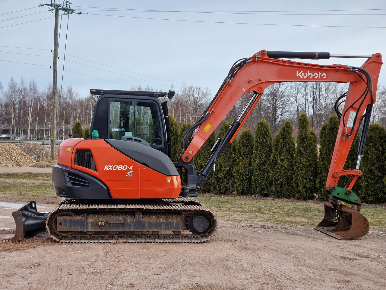 KUBOTA KX080-4. Metal tracks. – Leasing KUBOTA KX080-4. Metal tracks.: das Bild 6 KUBOTA KX080-4. Metal tracks. – Leasing KUBOTA KX080-4. Metal tracks.: das Bild 6