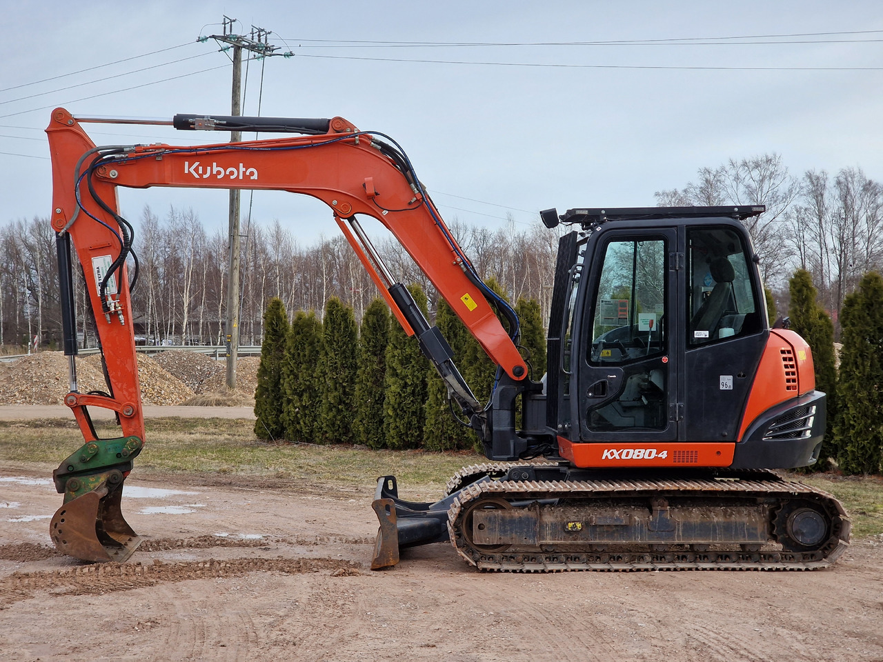 KUBOTA KX080-4. Metal tracks. - Minibagger: das Bild 3 KUBOTA KX080-4. Metal tracks. - Minibagger: das Bild 3