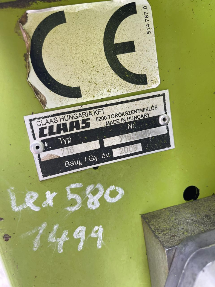 Schneidwerk CLAAS Schneidwerk V1050 inkl. Raps, Bj. 2008: das Bild 8 Schneidwerk CLAAS Schneidwerk V1050 inkl. Raps, Bj. 2008: das Bild 8